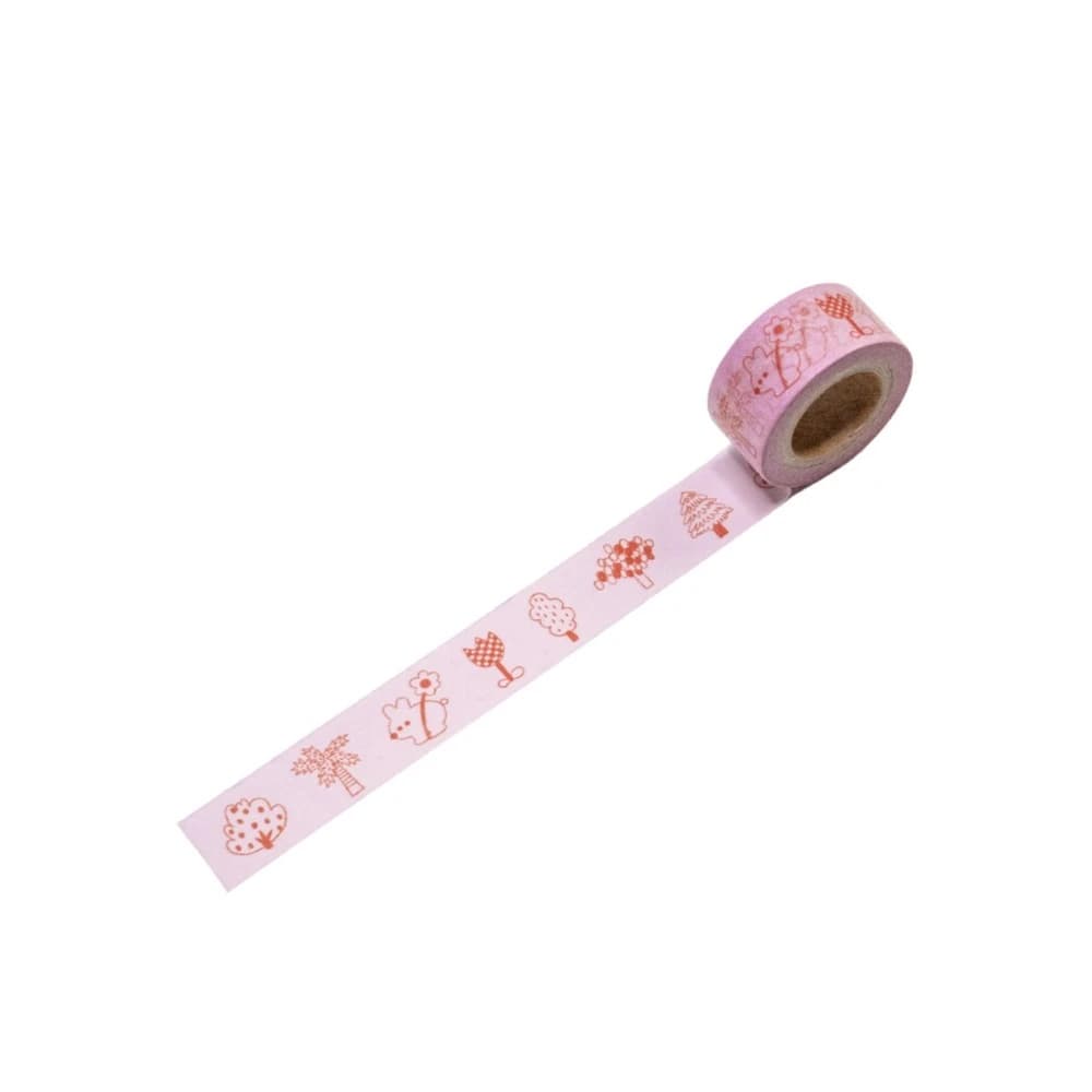 Silly forest masking tape