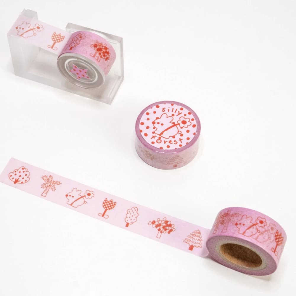 Silly forest masking tape