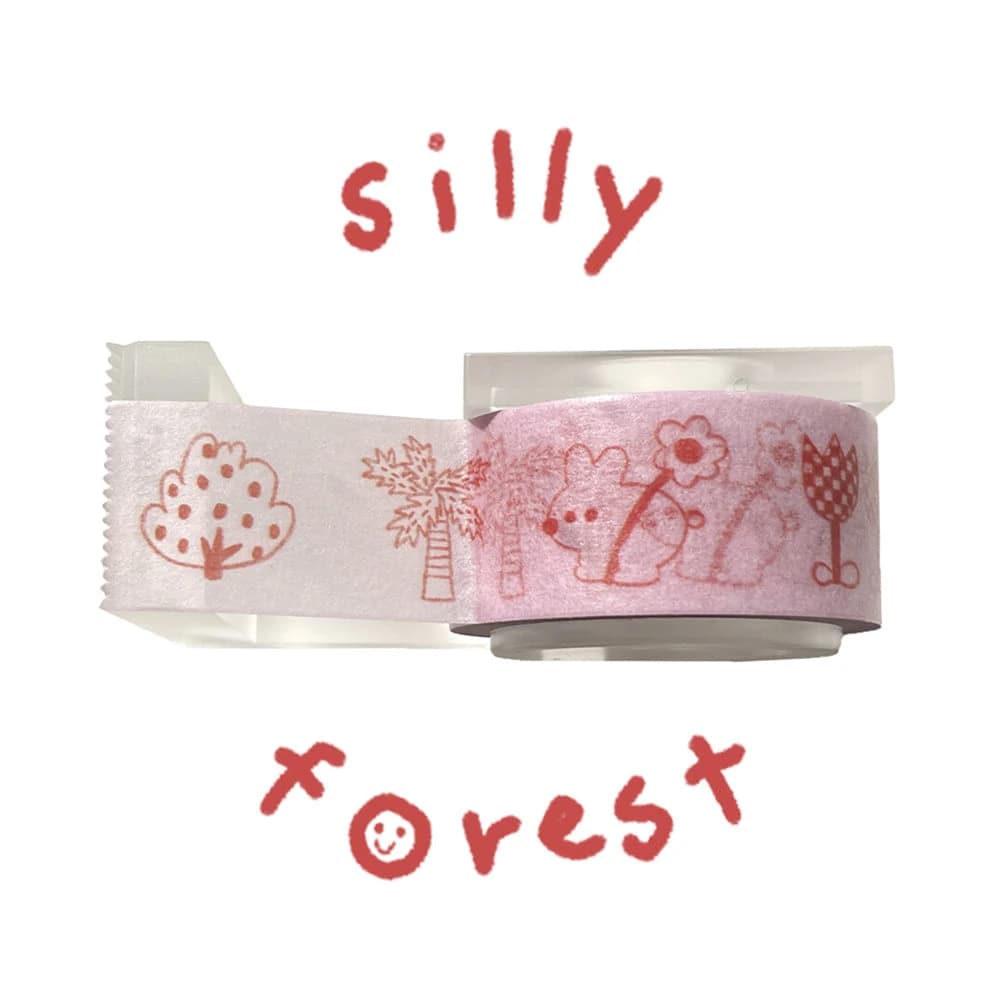Silly forest masking tape