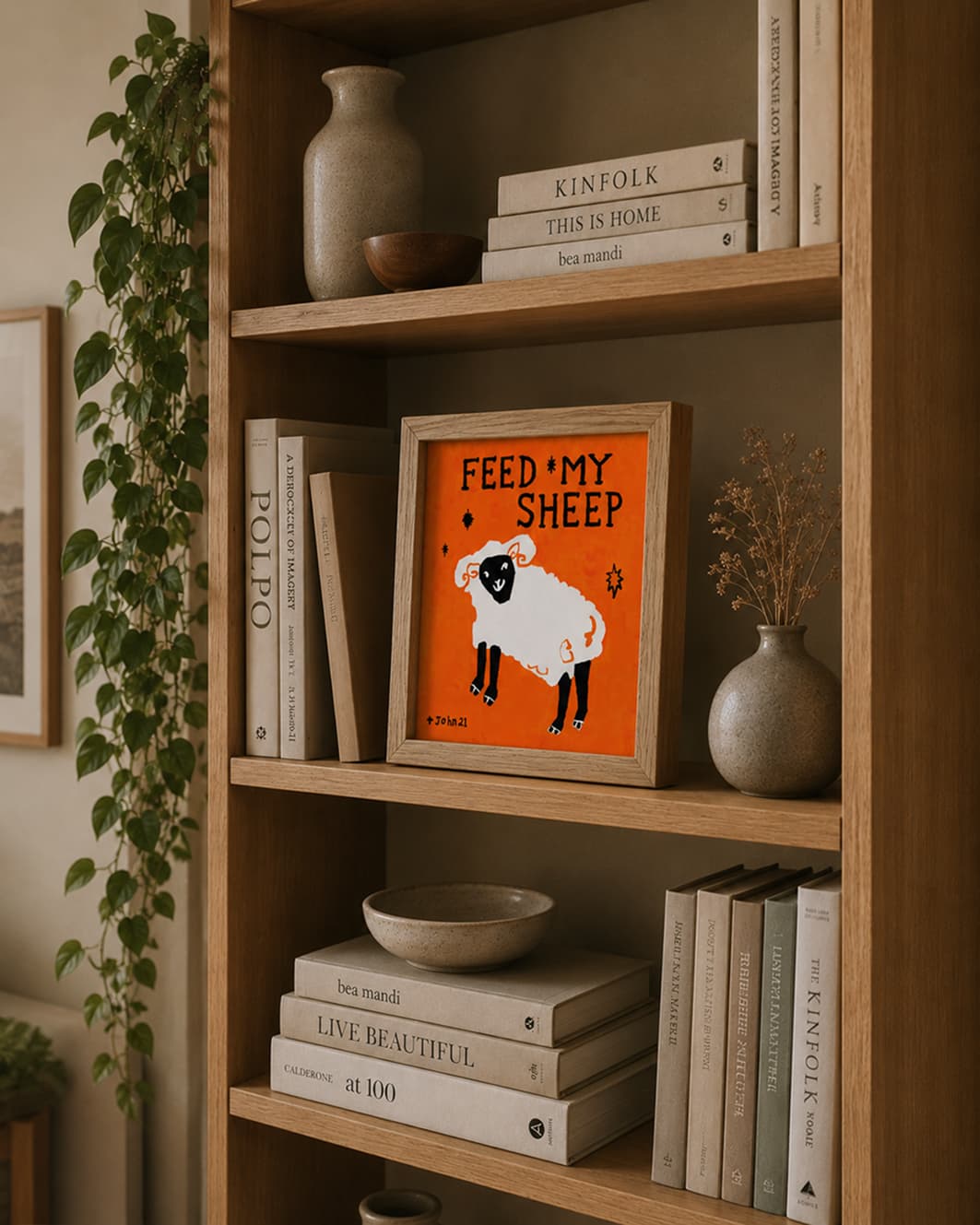 Feed my sheep - Orange