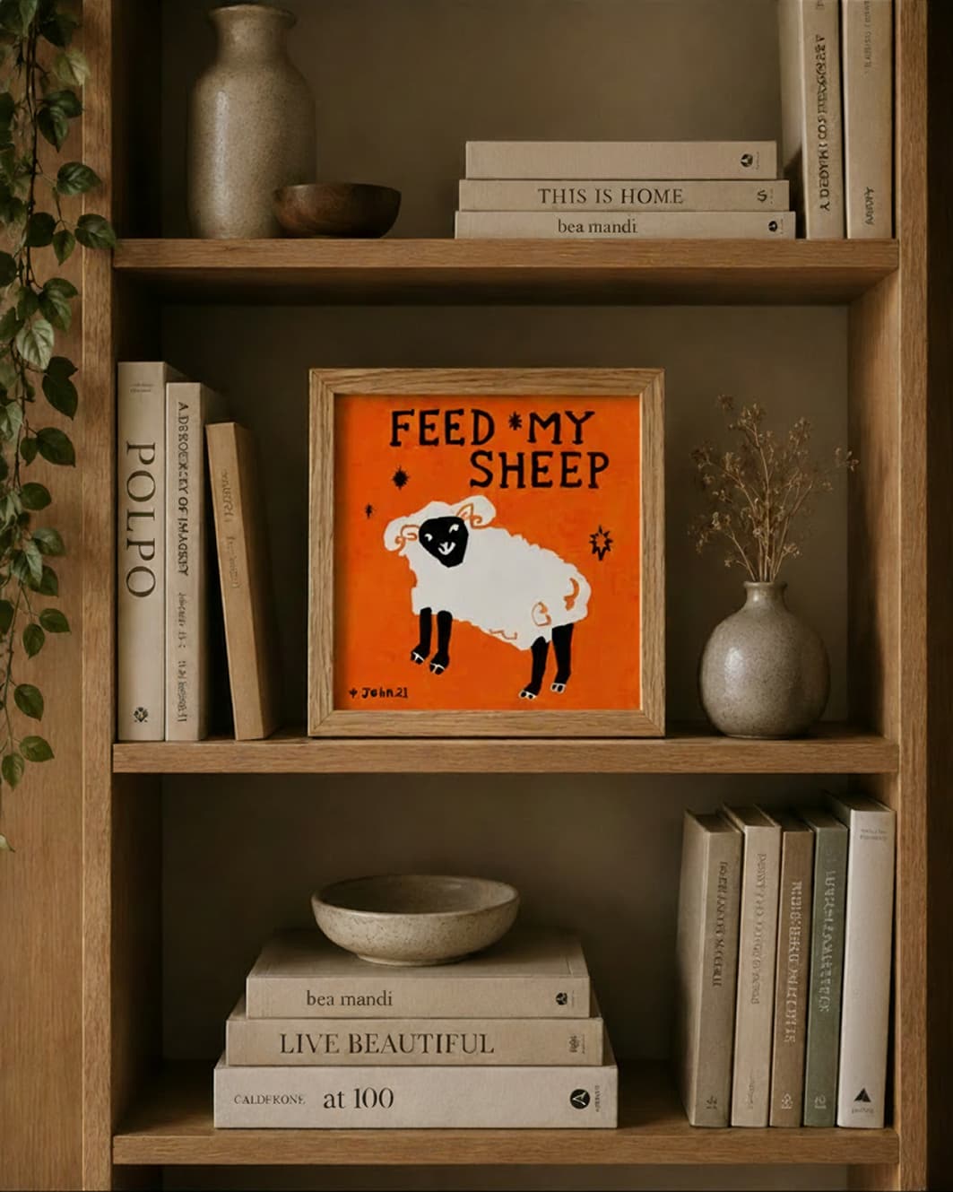 Feed my sheep - Orange