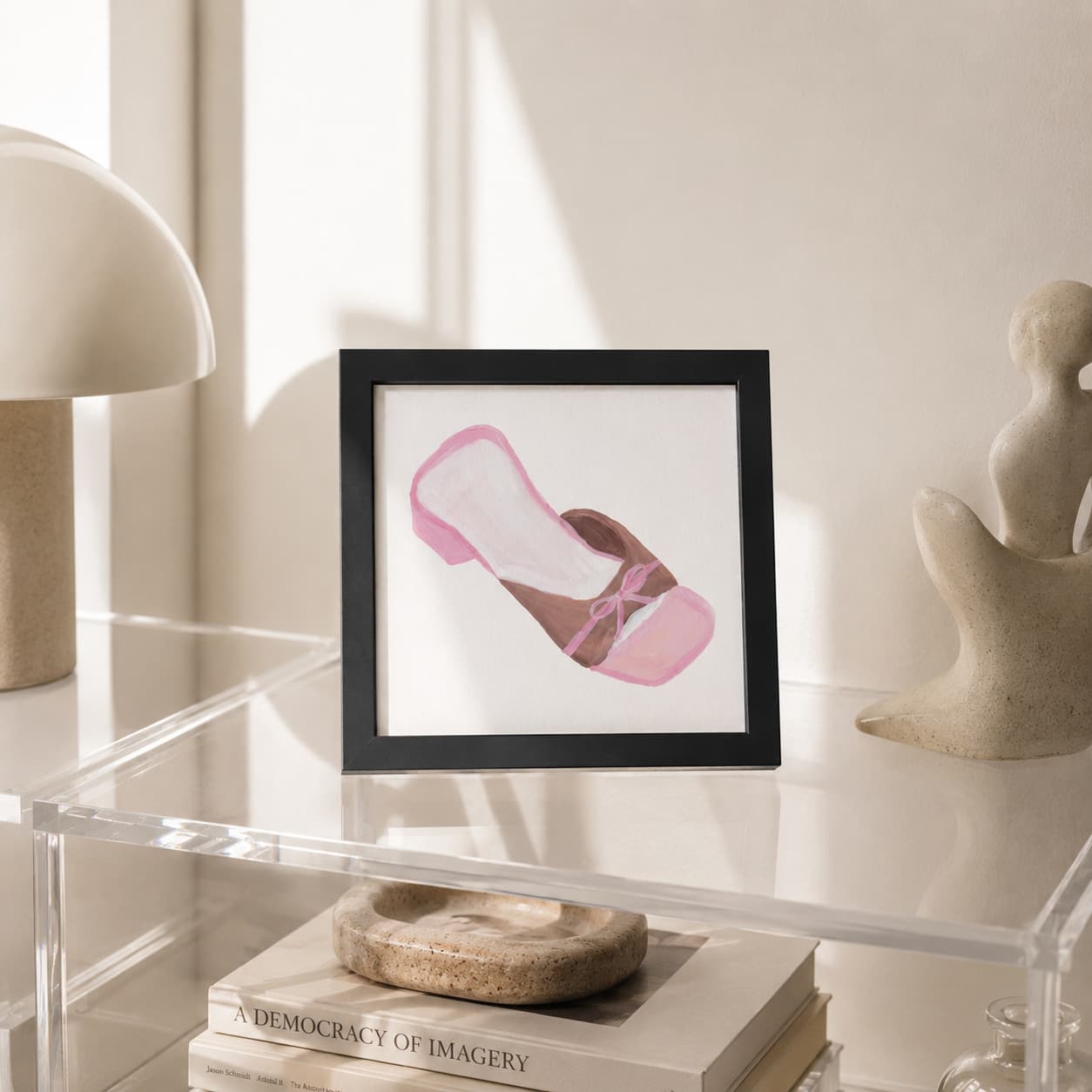 Pink mule