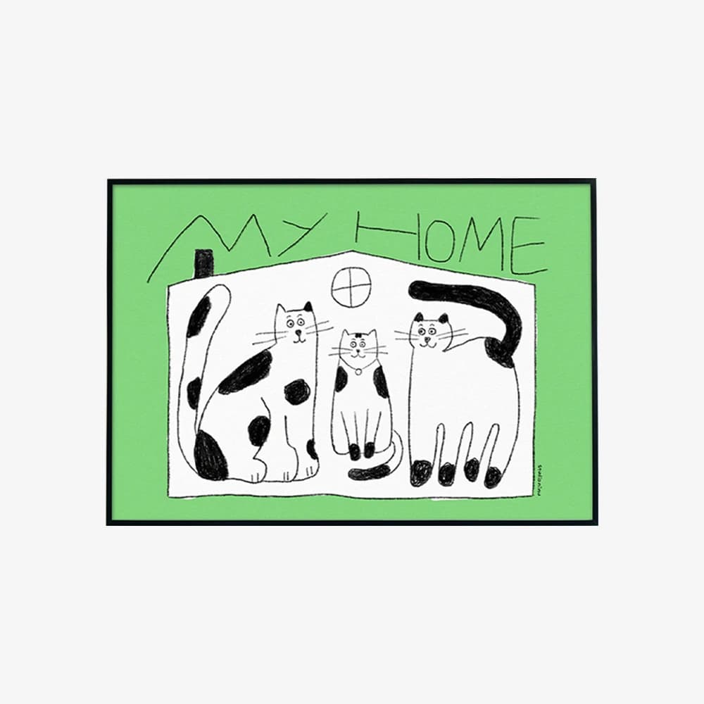 MY HOME poster - 2 sizes