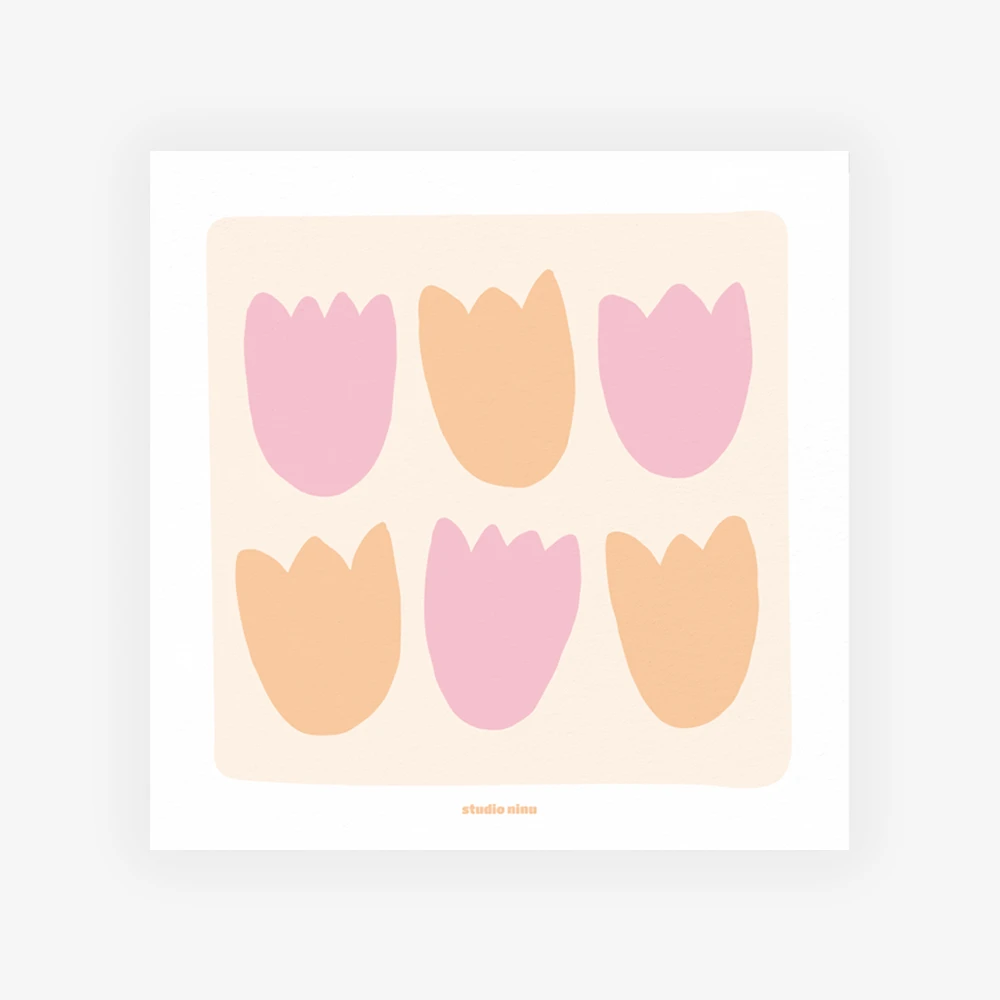 tulip! tulip! for spring! poster
