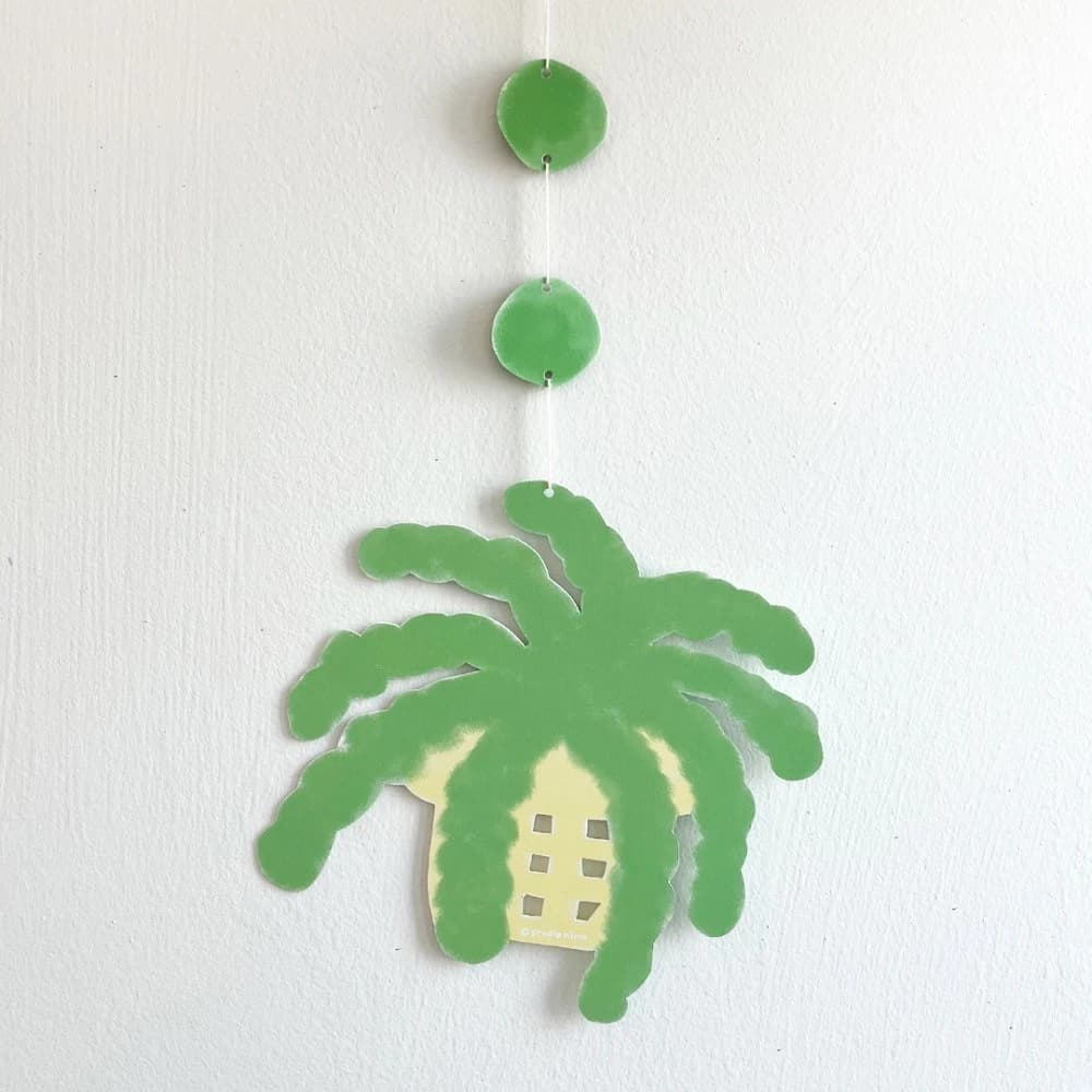 My hanging plant 2. : paper mobile