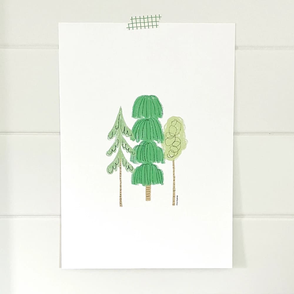 my little forest poster - A4