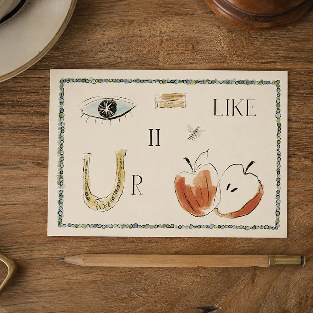 Be my valentine postcard