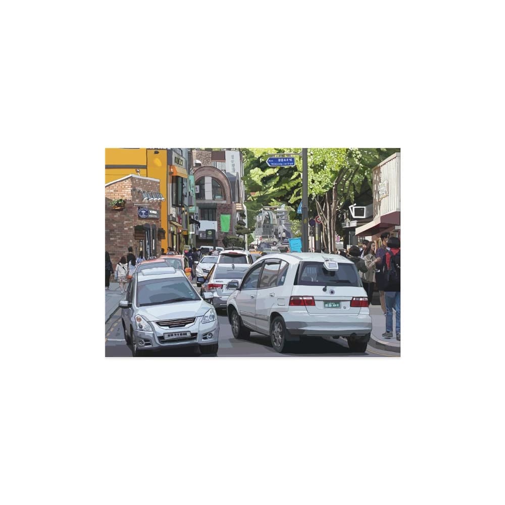 City Moments postcard-5 types