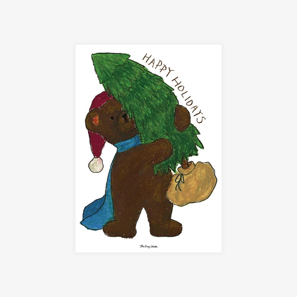 HAPPY BEAR POSTER A3