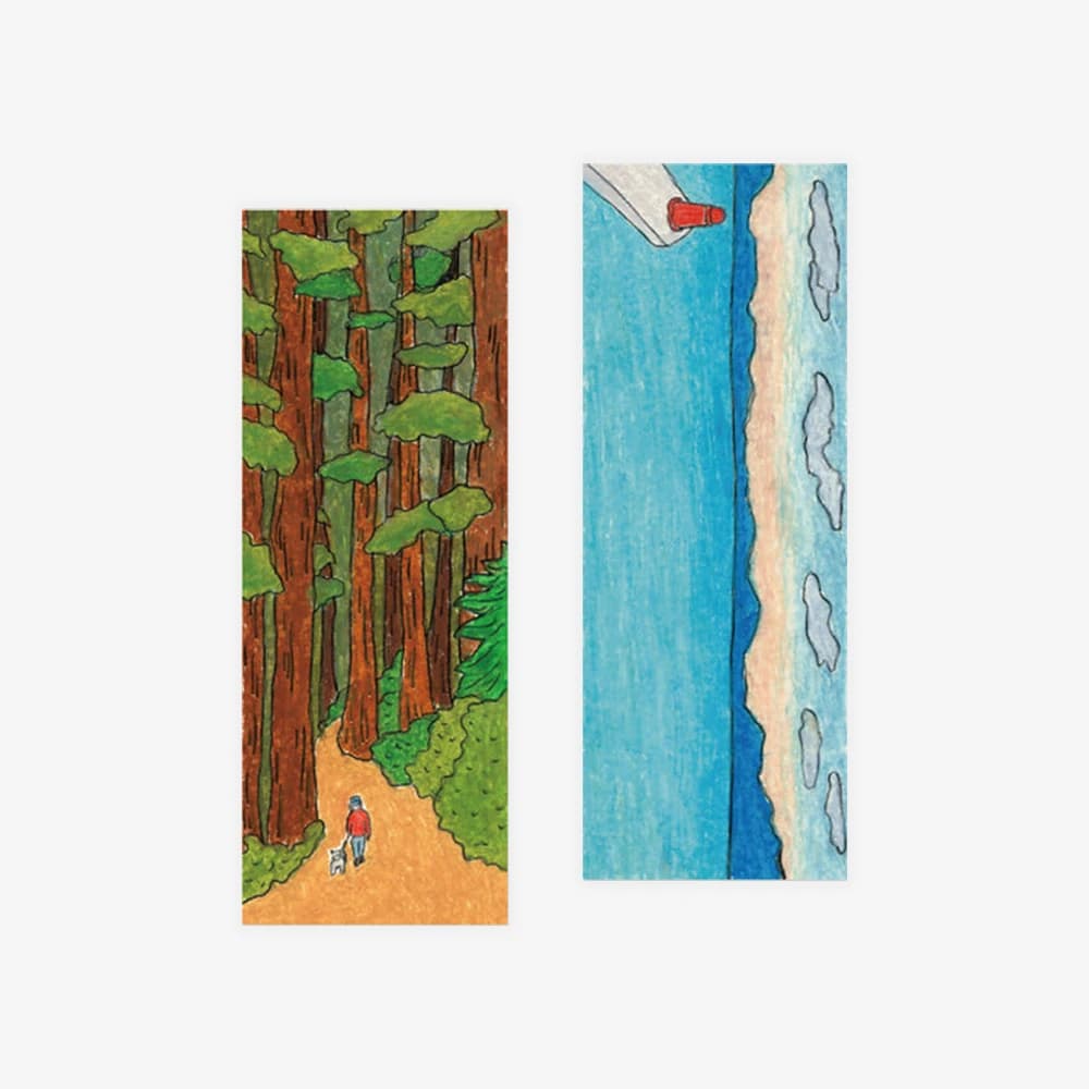 FOREST AND SEA BOOKMARK 숲과 바다 책갈피