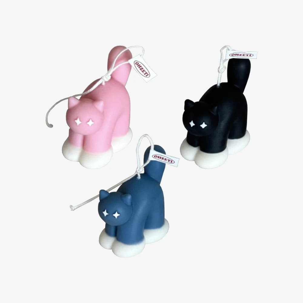 놀란 고양이 캔들 - 3 colors